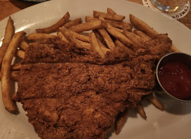 Jack Allen's Kitchen signature dishes House-Made Pimiento Cheese
Lydia's Chicken Strips
Twisted Cobb Salad